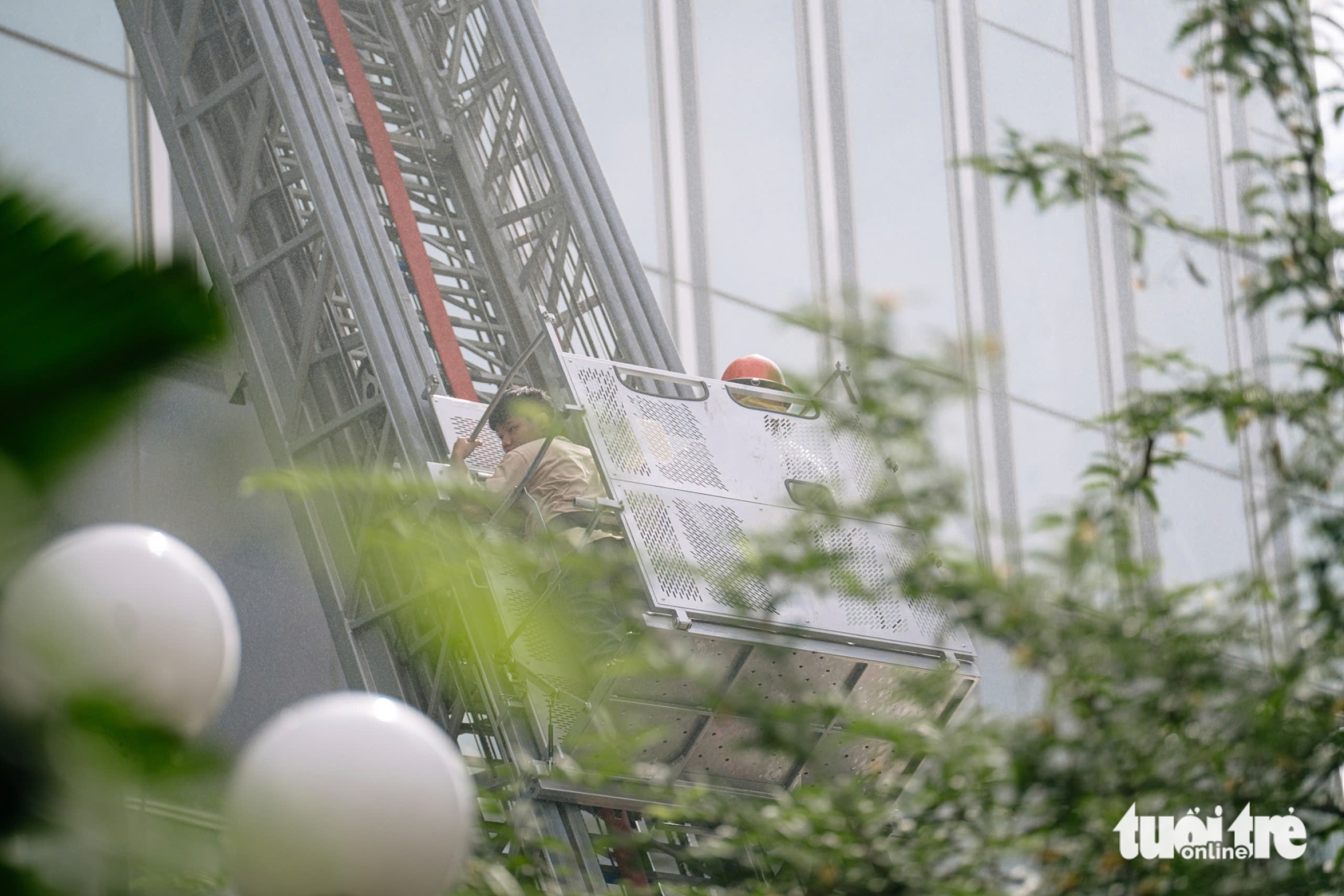 西贡中心大楼的消防和救援演练